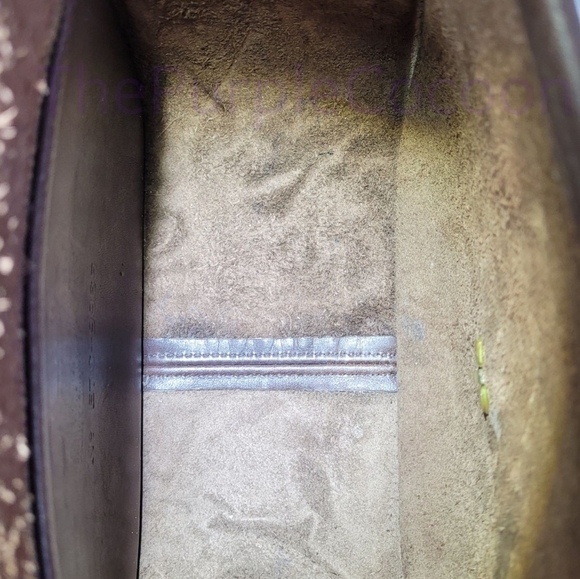 SOLD!!! Mahogany, Vintage Coach Legacy Small Flap Bag #9965 - Picture 7 of 9